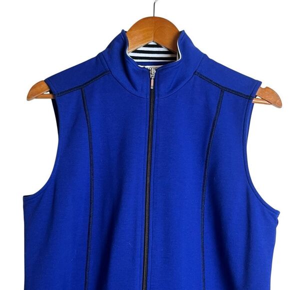 Allison Daley blue full zip vest. Size small - Picture 2 of 7
